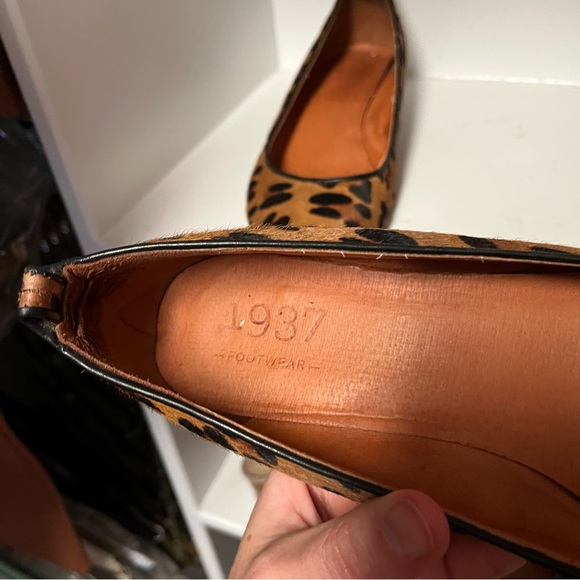 Madewell Mini Wedge Leopard Skimmers, Size 8.5 - Picture 6 of 9